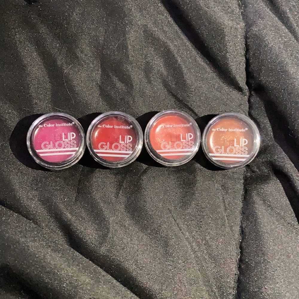 4 of the color institute lip glosses